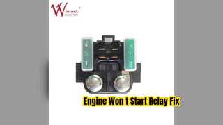 Motorrad-Starterrelais, Fix-Motorstart