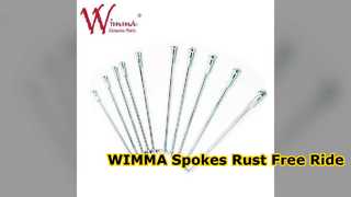 WIMMA Motorradspeichensatz Silber vorne hinten