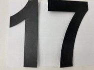 Aluminium Nummer Außenwand hängend Acryl Kanal Licht Beschilderung Board Store Chinesisch Custom