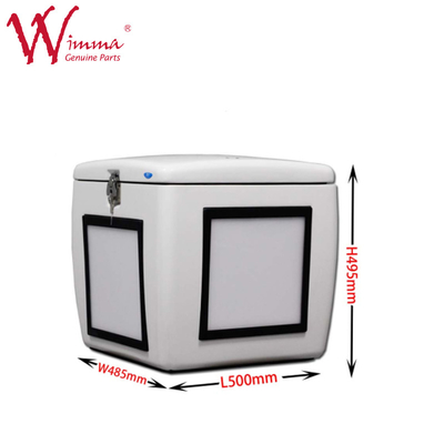 Glasfaser Lieferbox Jumbo Box Weiß mit LED-Leuchten Gute Leistung 85 L FRP 500mm*485mm*495mm