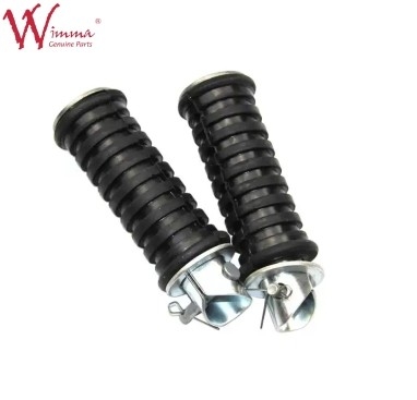 Motorradrücken Fußstütze für Suzuki AX100 Motorrad Fußstützpedal Schwarz 43069-03000-000 Rücken Fußschritt