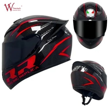 Motorradhelm mit aerodynamischem Design und Bluetooth-Kommunikation