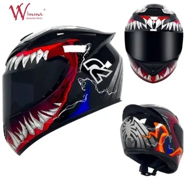 Motorradhelm mit aerodynamischem Design und Bluetooth-Kommunikation