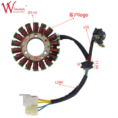 Eisen Magneto Stator Coil Stator Comp Motorrad Ersatzteile aus China Munuhersteller GN125 ((2012)