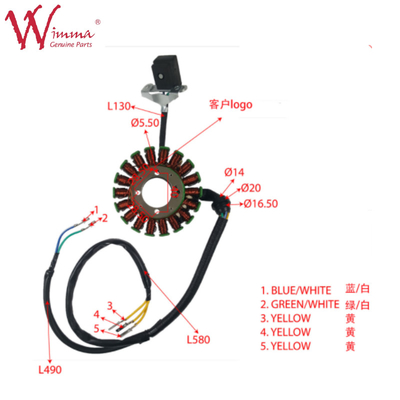 Motorradstator Spirale Stator Comp Motorrad elektrische Teile TNT150 mit feiner Qualität