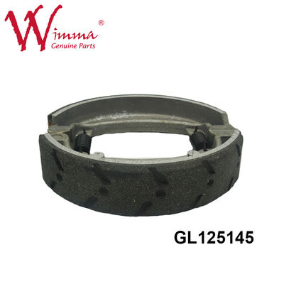 Bremsschuhe Motorrad Bremsteile GL125145 Motorrad Hot Sale Schwarz mit Schlitz